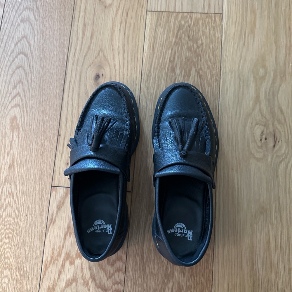 Dr Martens Black Tassel Loafers